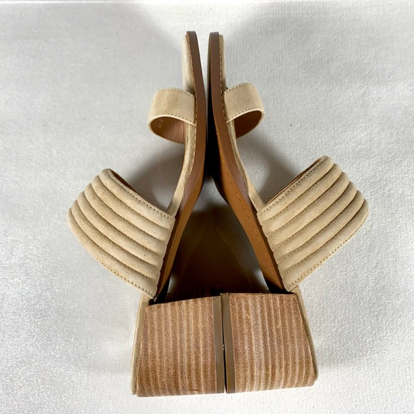 NEW Linea Paolo Women’s Ida Leather Heeled Slide Sandal Size 8M - Picture 12 of 14